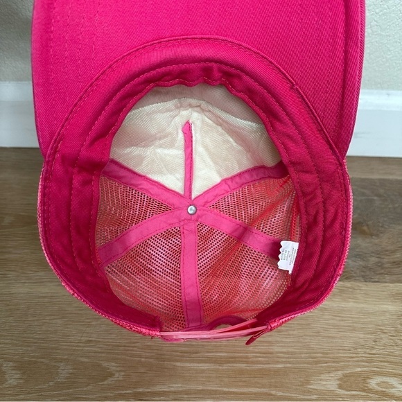 Vans Off the Wall Women's Pink White Snapback Hat - Picture 8 of 11